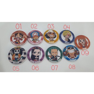 Huy hiệu cài áo in hình ONE PIECE ĐẢO HẢI TẶC phụ kiện cài áo anime chibi xinh xắn