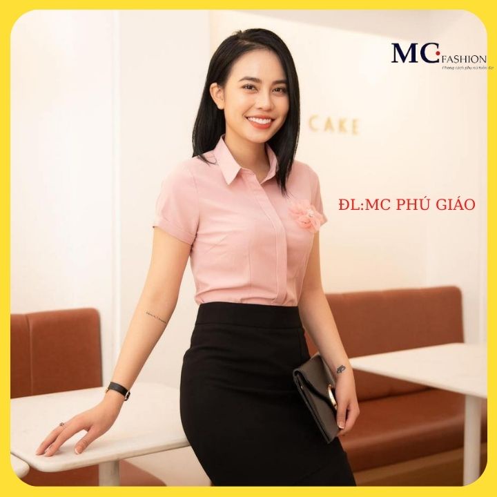 Mẫu Áo Sơ Mi Công Sở Đẹp A650 MC Fashion Silk Nhẹ Mát Dễ Chịu Thấm Hút Mồ Hôi Không Nhăn