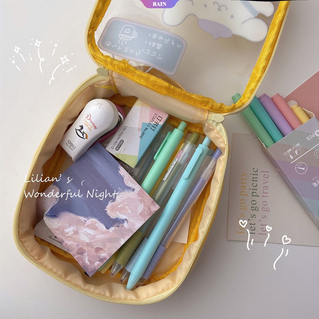 1 Hộp Đựng Bút Chì Sức Chứa Lớn Hình Cinnamoroll Kuromi My Melody Dễ Thương Sức Chứa Lớn Dành Cho Học Sinh/Du Lịch