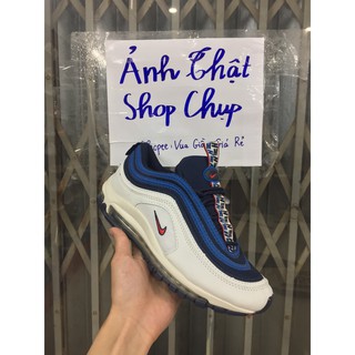 Giày 97 xanh pha trắng