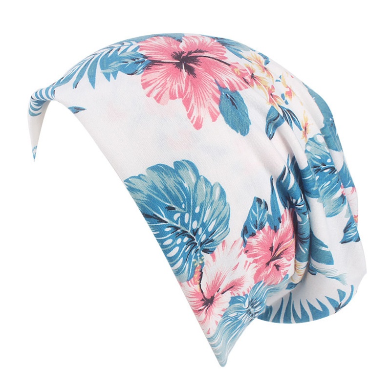 Khăn Trùm Đầu Co Giãn In Họa Tiết Phong Cách Ấn Độ Cho Phụ Nữ Hồi Giáo YOUYO