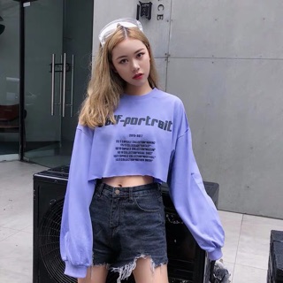 Áo croptop salf