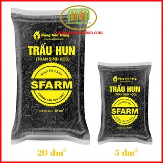 Trấu hun ( Than sinh học) 5dm3
