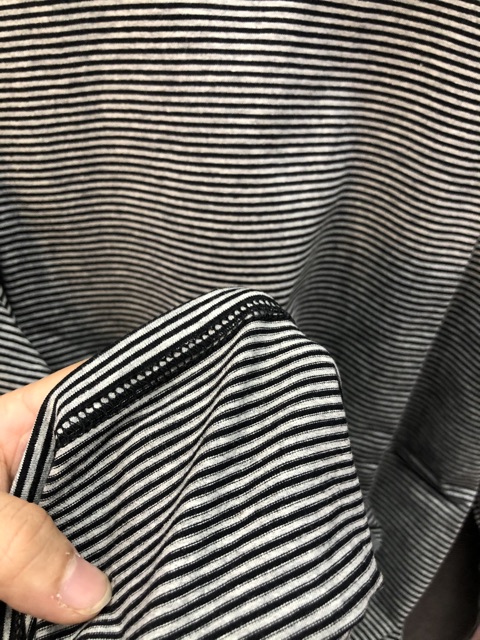 Áo kẻ ngang cổ tròn cosplay Gdragon