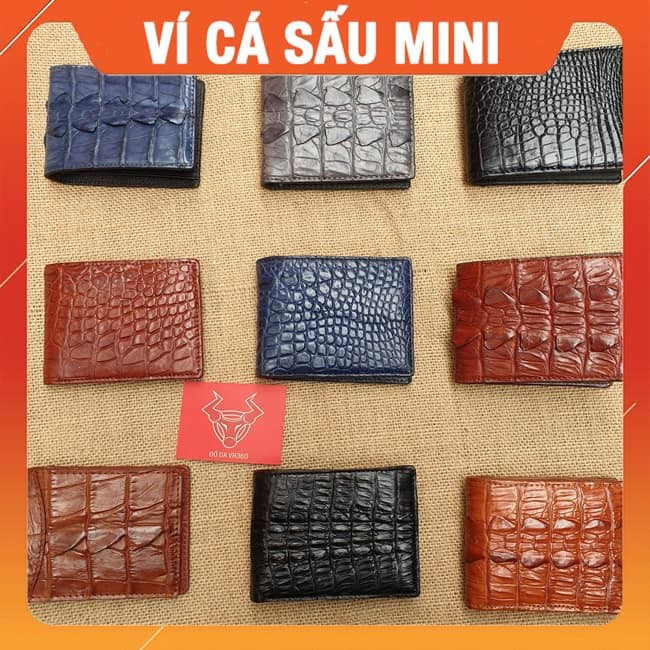 Ví Mini Da Cá Sấu Gọn Nhẹ Đẹp