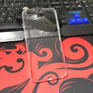 Ốp iPhone 6G/6S/6plus/6splus/7plus/8plus auto Focus trong suốt có khung bảo vệ camera