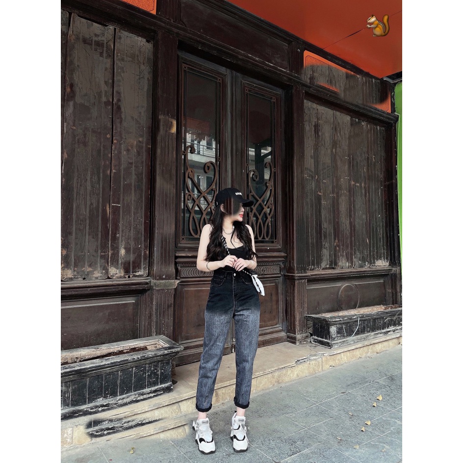 [VIDEO+FREESHIP ] QUẦN BAGGY JEANS NỮ LƯNG CAO LAI CUỐN LOANG MÀU XÁM LOANG XANH TRẮNG CHÂN MỀM MỊN SIÊU MÁT HADI