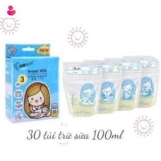 Hàng nhập khẩu] Hộp 50c túi trữ sữa Sunmum Thái Lan