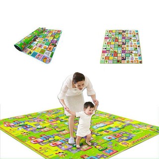 (RẺ VÔ ĐỊCH) THẢM CHƠI MABOSHI 2 MẶT CHO BÉ (1,8M*2M)