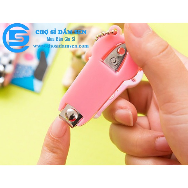 Bấm Móng Tay Hoạt hình Dễ thương, Phụ kiện Gắn chìa khóa siêu cute. Giao màu ngẫu nhiên B04-BamMT-HH