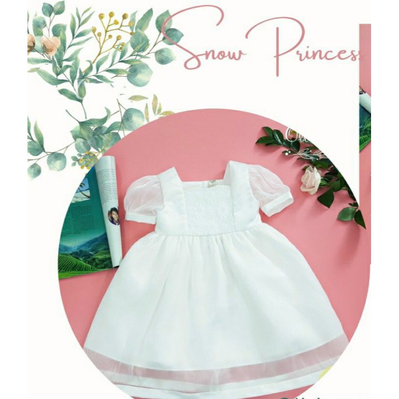 Đầm công chúa tuyết Oliriver kids xinh đẹp cho bé