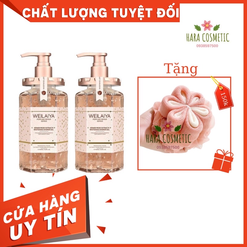 SỮA TẮM TỦY MẬT HOA HỒNG DAMASK WEILAIYA