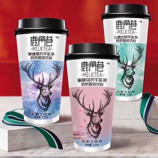 TRÀ SỮA THE ALLEY TỰ PHA có sẵn topping đậu đỏ, trân châu, thạch dừa