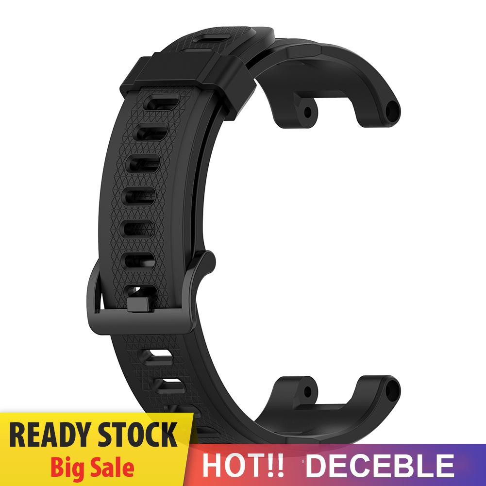 Deceble Replacement Silicone Band Strap with Tools for Amazfit T-Rex Smartwatch