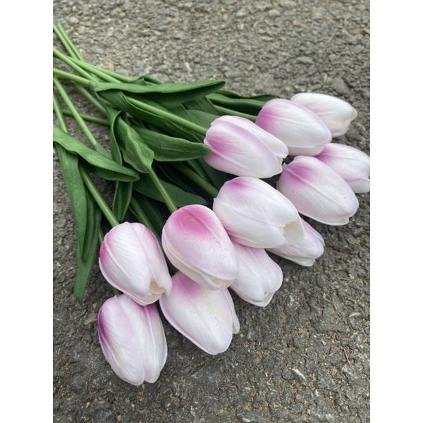 Set tự làm Hoa tulip 16 bông, làm hoa kẽm nhung, nhiều màu