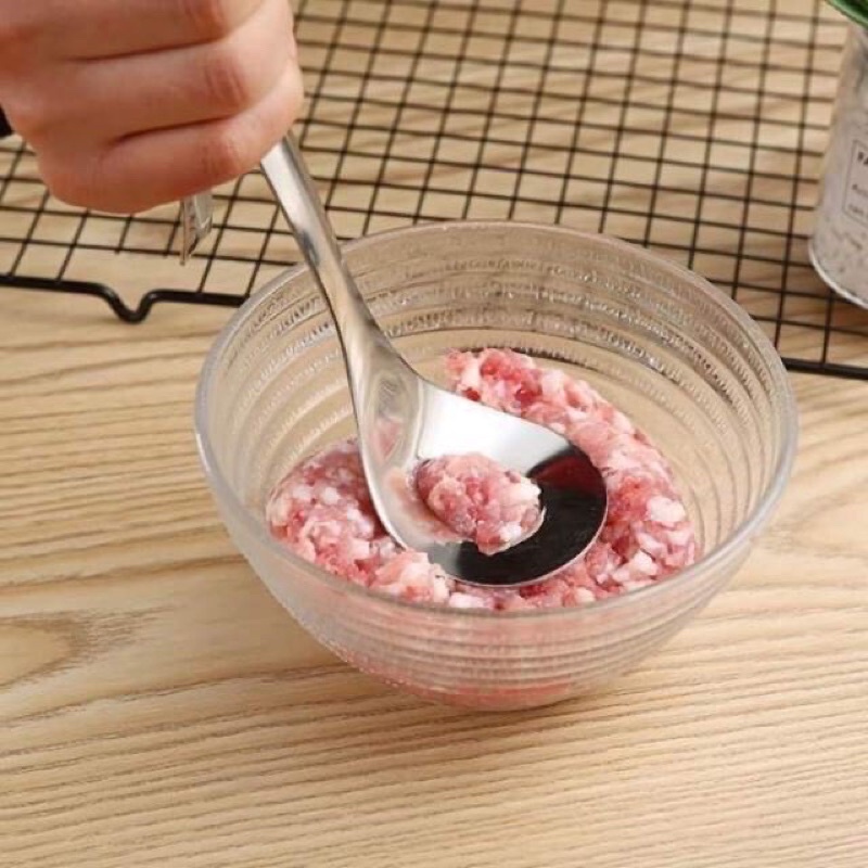 [XẢ KHO+FREE SHIP] Muôi Nặn Thịt Viên nặn mọc , chả cá inox