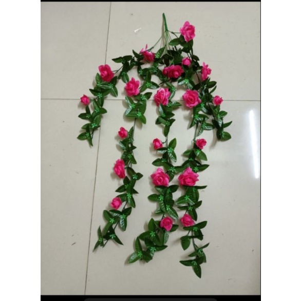 Rủ Hoa Hồng _ hoa treo tường trang trí
