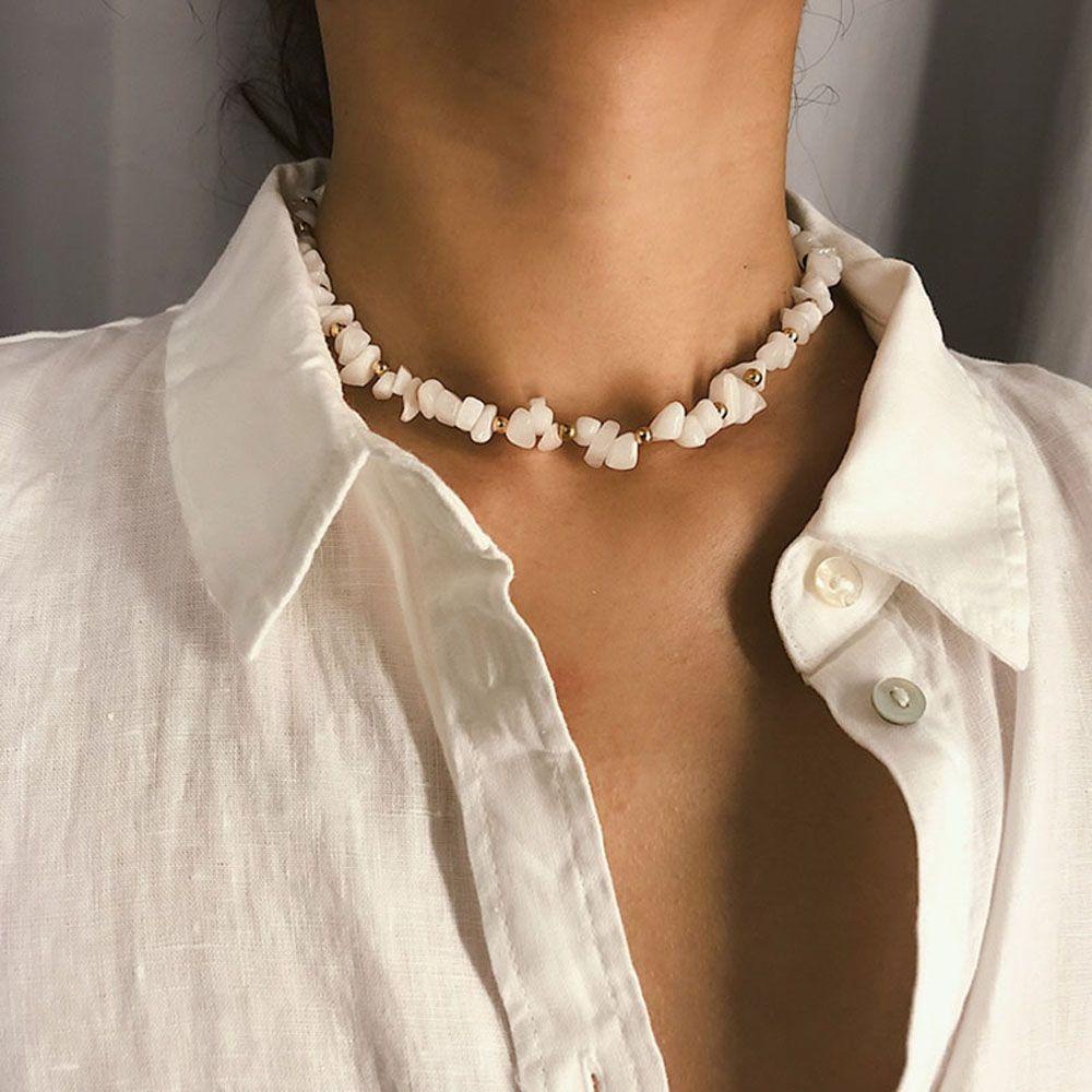 Vòng cổ Choker Dáng Dài Trong Suốt Đính Hạt Thời Trang Cho Nữ|Trang Sức