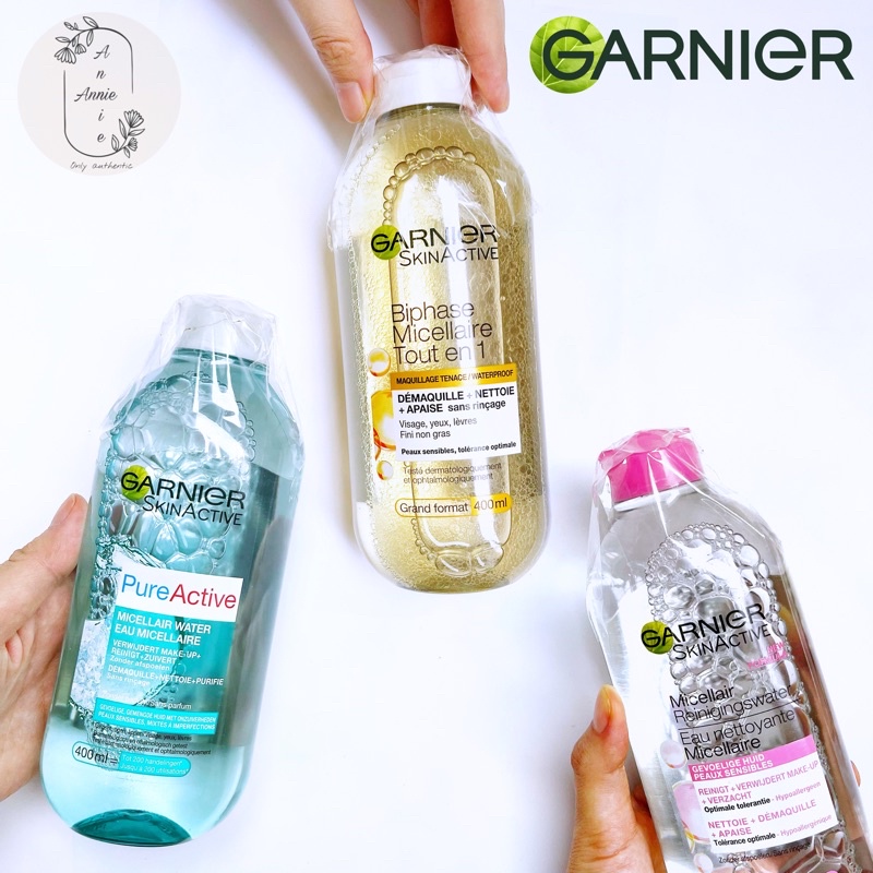 [Bản Pháp] Nước tẩy trang Garnier SkinActive 400ml