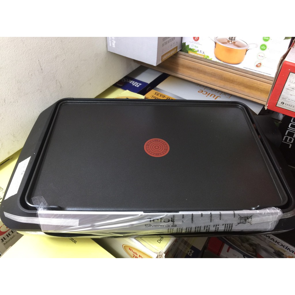 Vỉ nướng điện Tefal 6 mức nhiệt - thương hiệu Pháp CB6708, công suất 1600W, bảo hành 2 năm