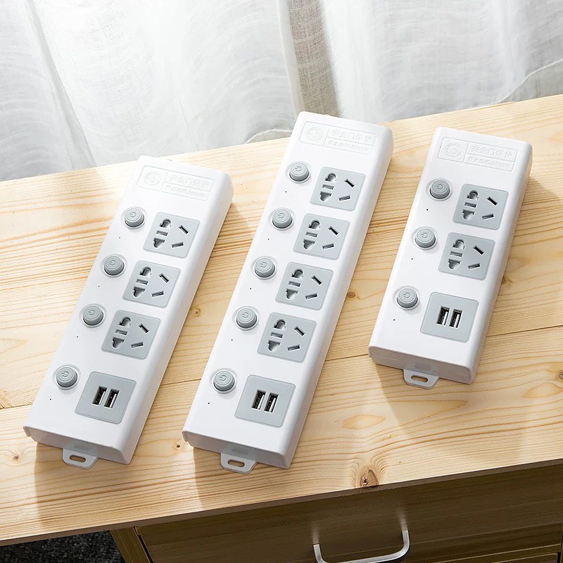 Ổ Cắm Điện Thông Minh Đa Năng Cổng Sạc USB Cao Cấp, An Toàn Chịu Tải Tốt