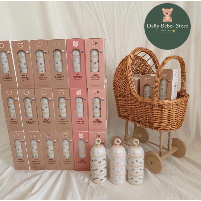 Hộp chia sữa 3 ngăn 𝗗𝗼𝘁𝘁𝗼𝗱𝗼𝘁 𝗛𝗮̀𝗻 𝗤𝘂𝗼̂́𝗰 .