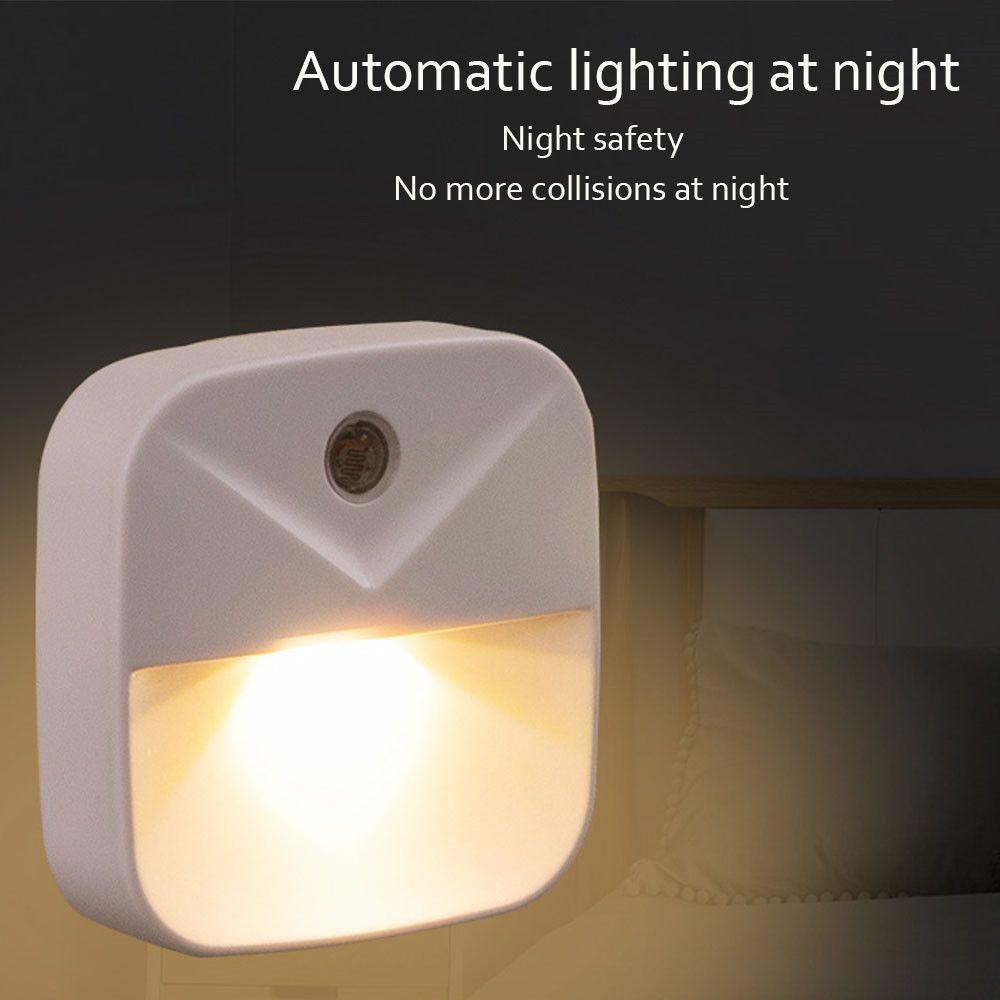Đèn Ngủ Bóng LED ABS Ấm Áp Điều Khiển Ánh Sáng Ban Đêm Mới
