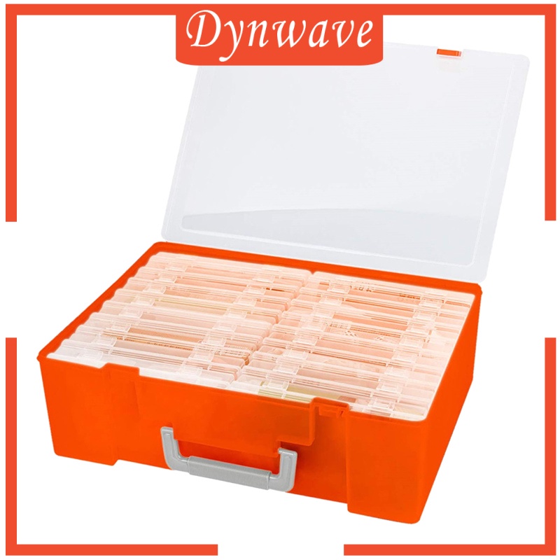 [DYNWAVE]Photo Storage Box 4x6&quot; Crafts Seeds Stickers Cards Case Container