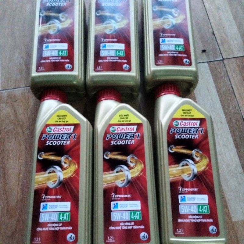 Nhớt 5w40 chính hãng chuyên cho xe vespa