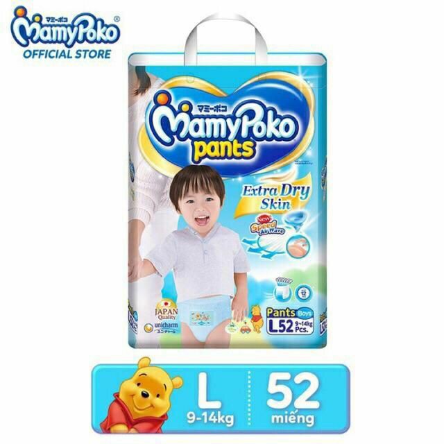 Tã quần MamyPoko XXXL cho bé trai 18 - 35kg (14 miếng)