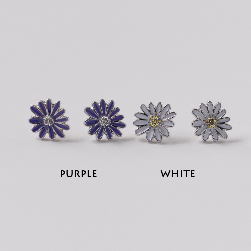 KPOP BTS TREASURE Daisy Earrings Necklace