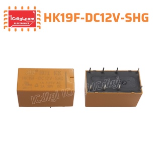 HK19F-DC12V-SHG Relay Rơ le 12V 2A 8 chân HK