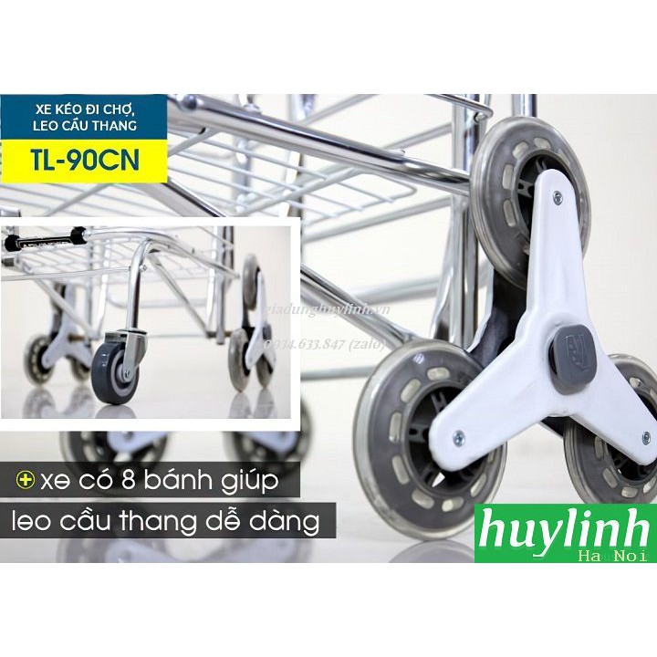 Xe kéo đi chợ, leo cầu thang Advindeq TL-90CN - 50kg