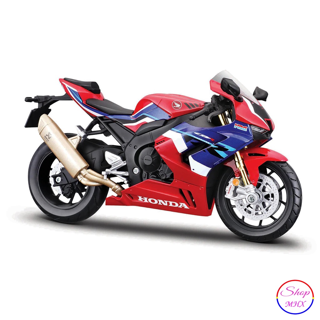 Xe mô hình mô tô Honda CBR1000RR-R FireBlade TẶNG KÈM BIỂN SỐ tỉ lệ 1:12 hãng Maisto