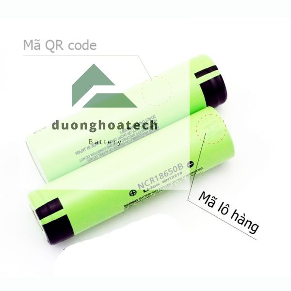 Pin Sạc Li-Ion 3.7V 3400mAh Panasonic NCR 18650B