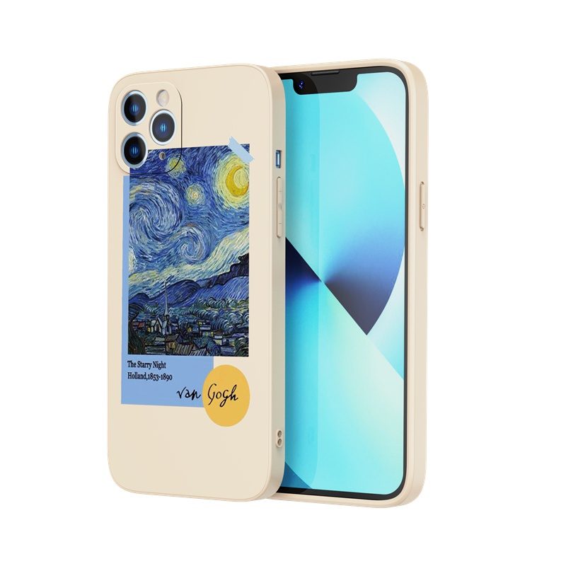 Ốp lưng iphone Ốp điện thoại Suntaiho silicon mềm hình trời sao thích hợp cho iPhone 13 12 11 Mini Pro X XR XS Max 7/8 Plus