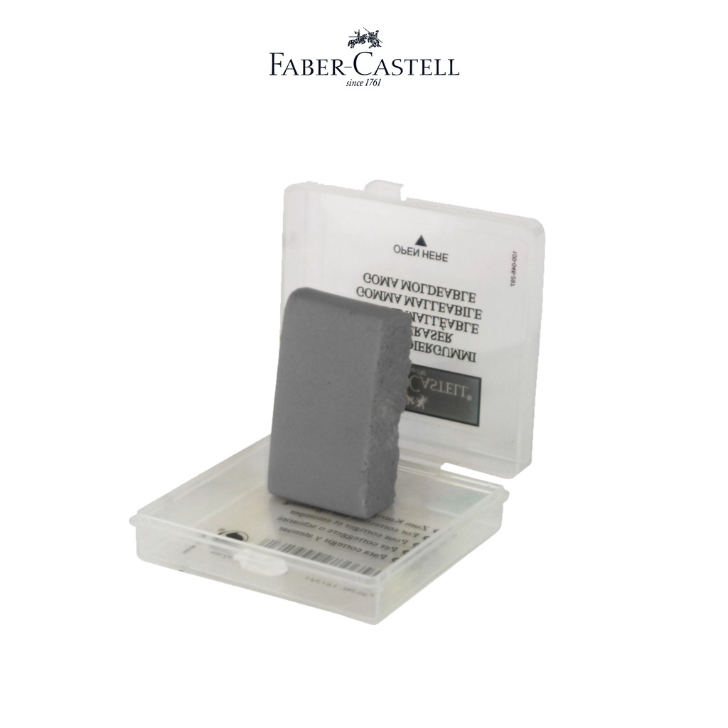 Gôm Đất Sét Màu Xám/Hộp Nhựa Faber-Castell