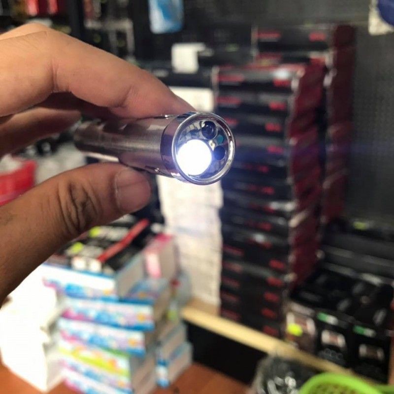 Đèn Pin Inox 3 Trong 1