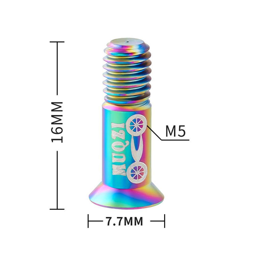 Bộ 2 Ốc Vít M5 Bằng Titan Gắn Bánh Sau Xe Đạp Siêu Bền Tiện Dụng