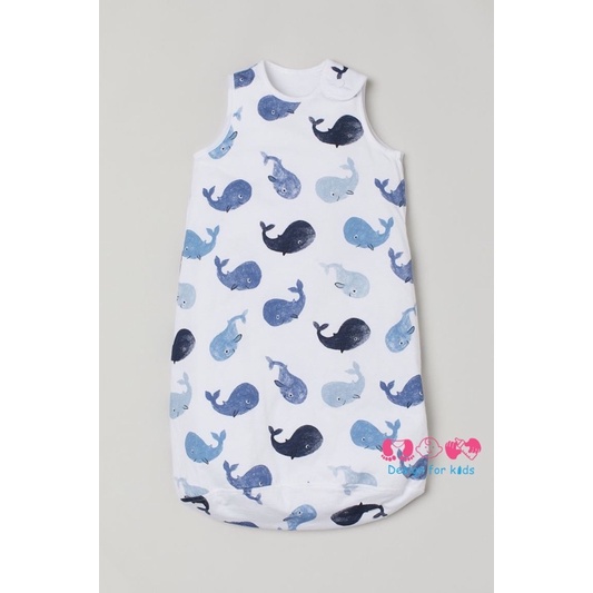 (0-4 tuổi) (Link 2) Túi ngủ hàng xuất dư HM vải Organic Cotton lót bông mỏng cho bé yêu (ship hỏa tốc Hà Nội)