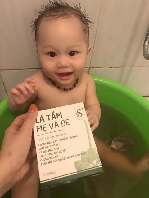 Lá tắm cho mẹ sau sinh và bé Sam Natural