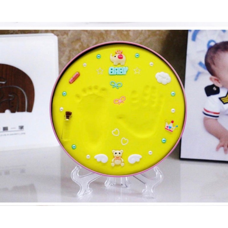 Hộp in dấu bàn tay, Chân em bé kỷ niệm Baby Hands And Feet Prints