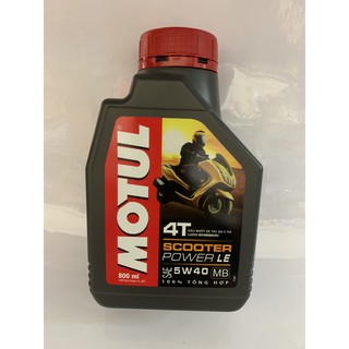 Nhớt Motul Scooter Power LE 5W40 Bình 800ml