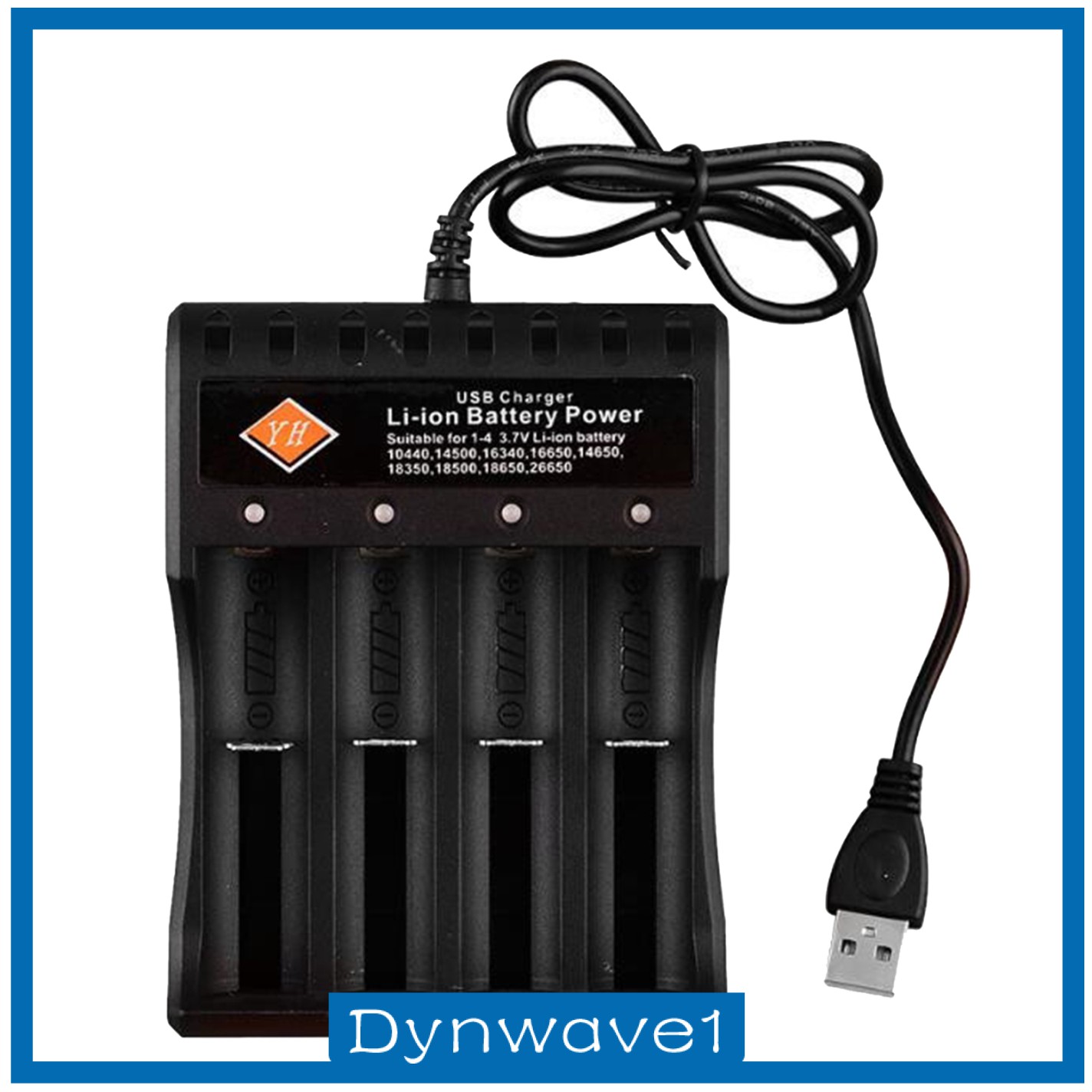 Bộ Sạc Pin Thông Minh Usb Dynwave1) 4 Khe Cho 10440 16340 16650 14650 18500 18650