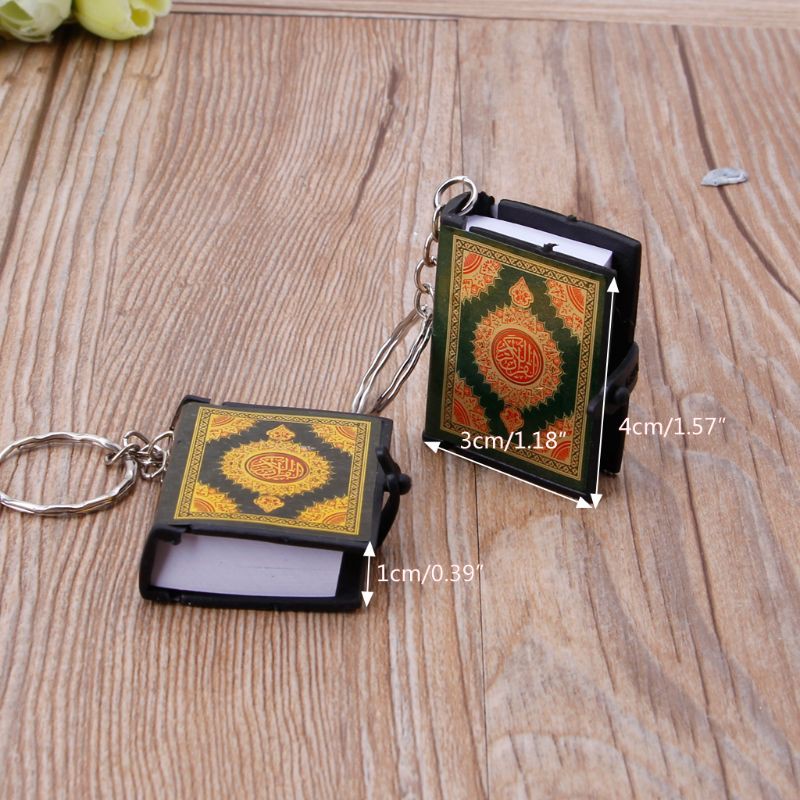 Móc Khóa Hình Quyển Sách Phong Cách Hồi Giáo