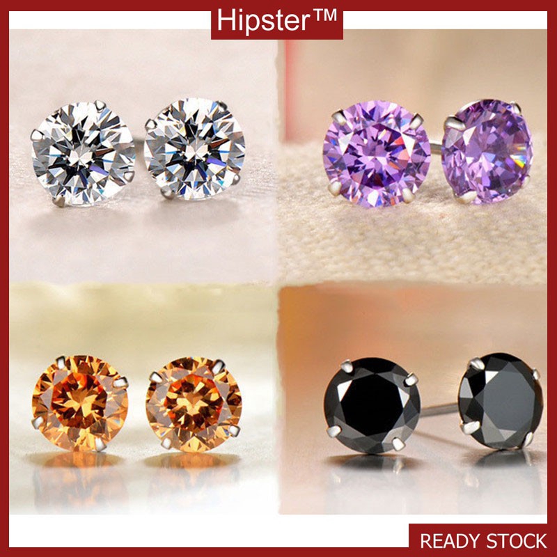 S925 Silver Earrings with Gemstone Jewellery