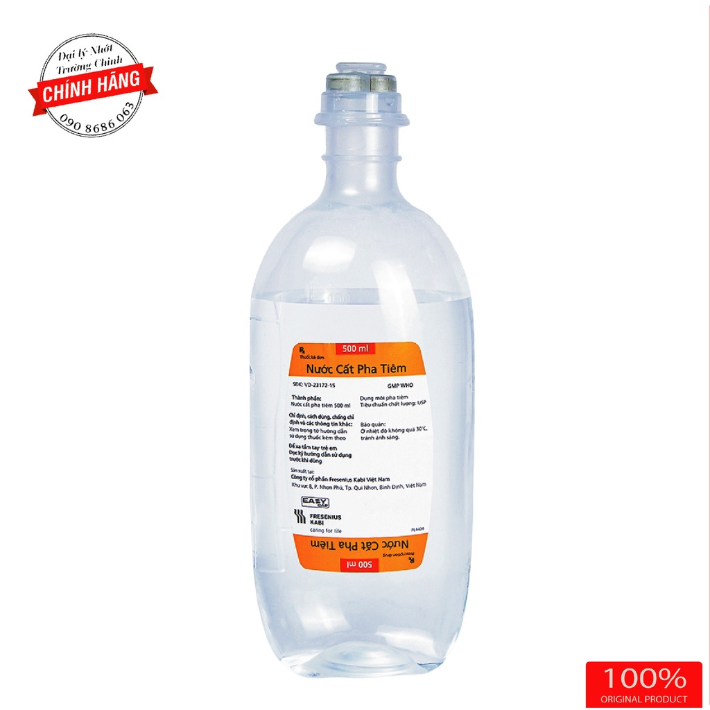Nước cất pha tiêm KABI 500ML