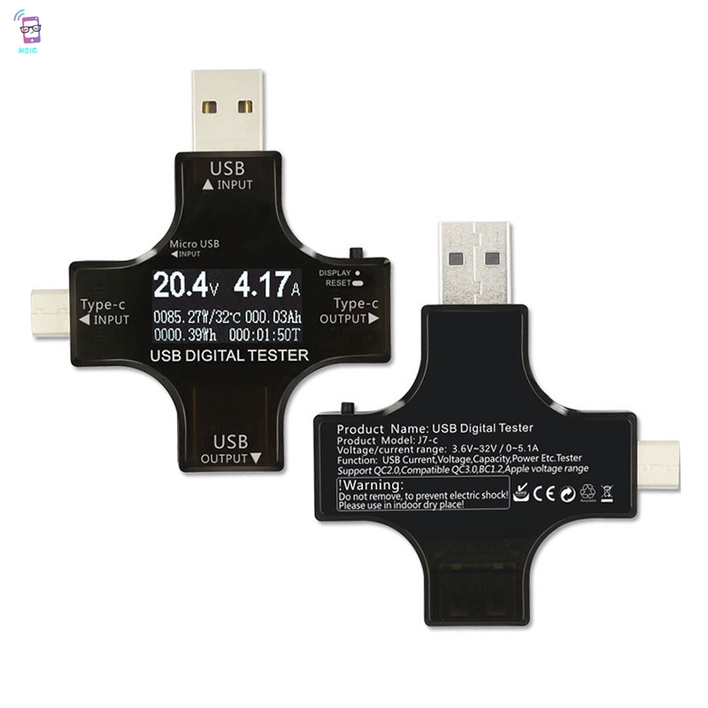 Thiết Bị Đo Dòng Điện Sạc Usb Loại C Pd