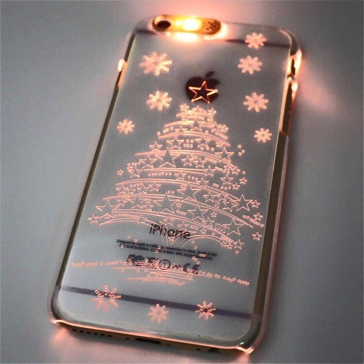 ốp lưng phát sáng cho ip5 và 5s- mẫu cây thông
