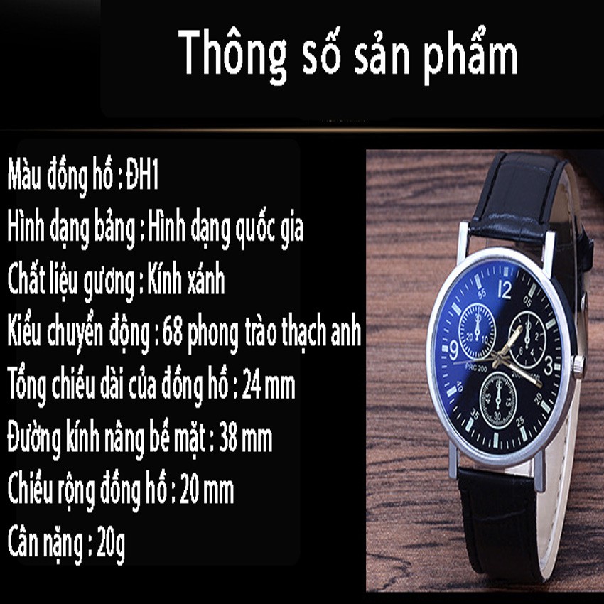 Đồng hồ nam Tuxa thời trang dây da cao cấp chống nước , đồng hồ nữ - Tuxa Store